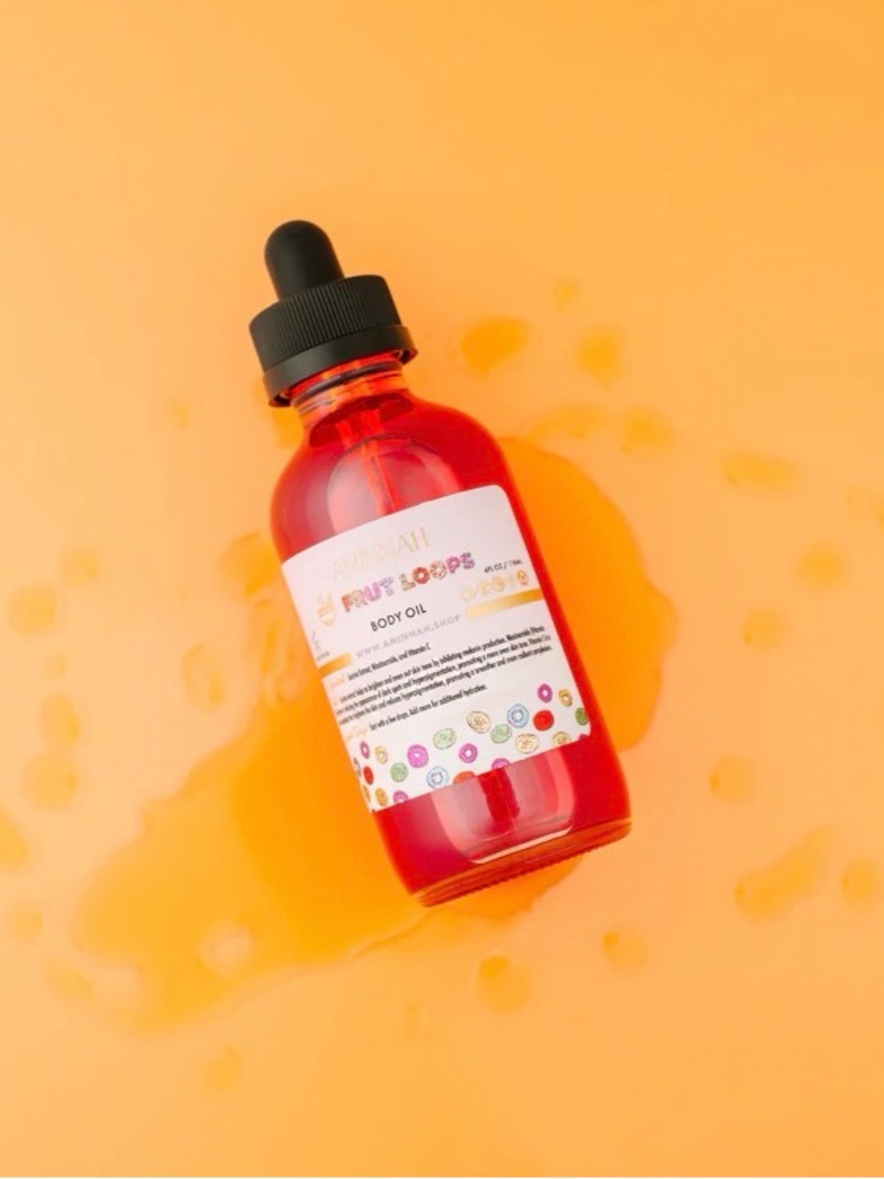 NWT One Aminnah Fruit Loops Scented Body Oil retails $48.00 USD each